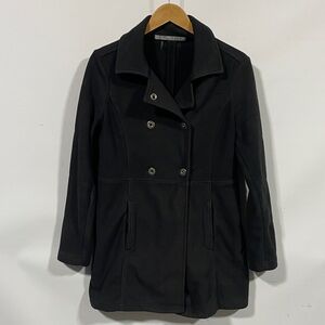 Athleta Classic Black Pea Coat